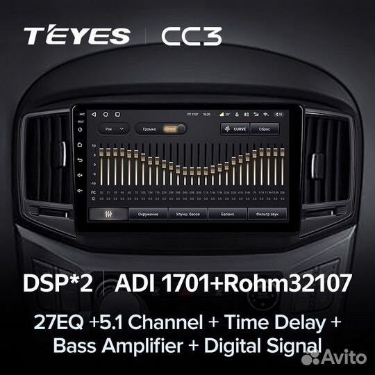 Магнитола Teyes CC3 3/32 Hyundai H1 2015+