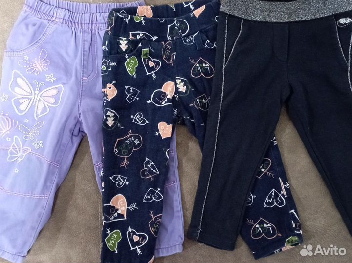 Вещи пакетом для девочки 80-86