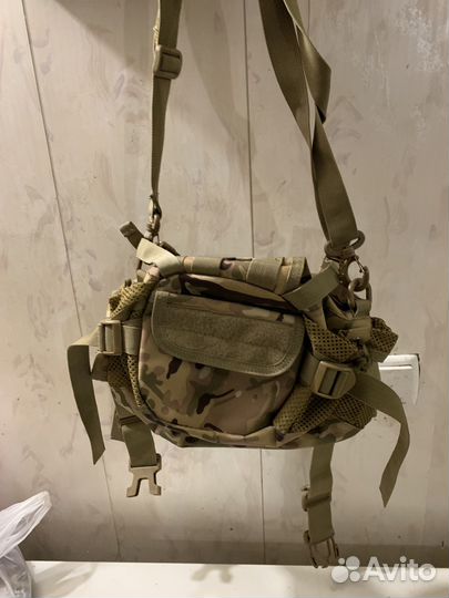 Сумка рыбалова поясная вместительная