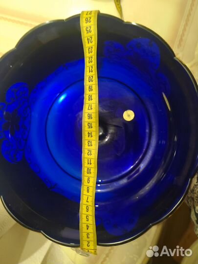 Ваза для фруктов богемия