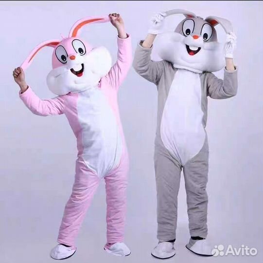 Костюм зайца взрослый