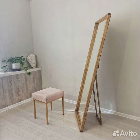 Зеркало напольное. Лофт. Зеркало из дерева