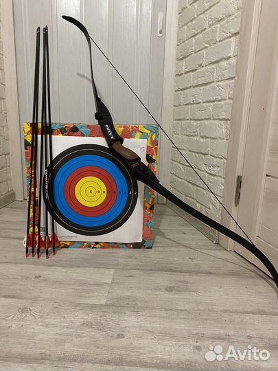 Лук junxing archery плюс стрелы и блок