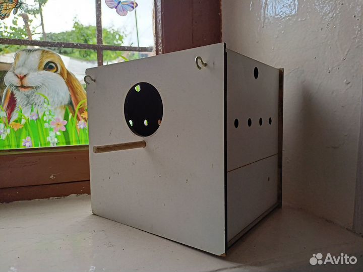 Удобные гнездовые домики для попугайчиков