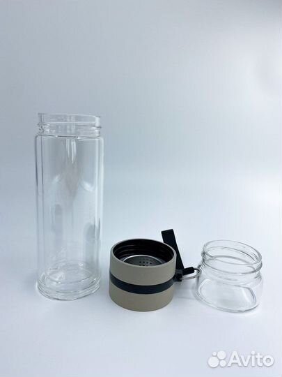 Колба для чая. Термос стеклянный