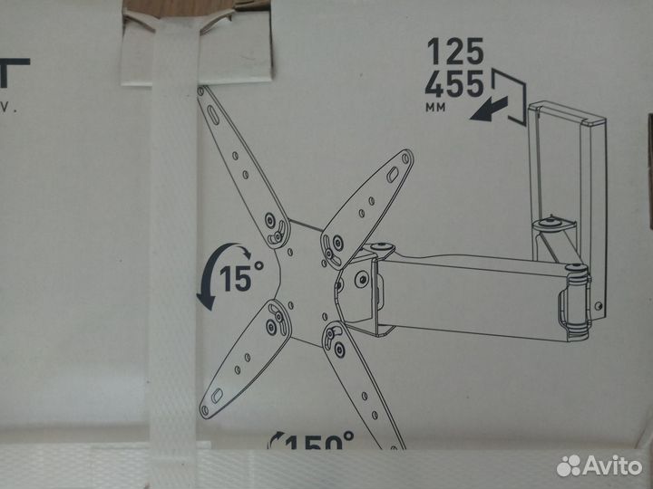 Кронштейн Mart TV47 для ЖК и плазменных панелей