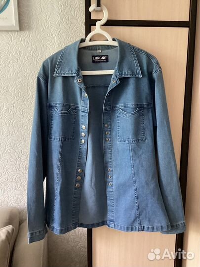 Джинсовая куртка oversize