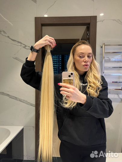 Волосы 70 см для наращивания