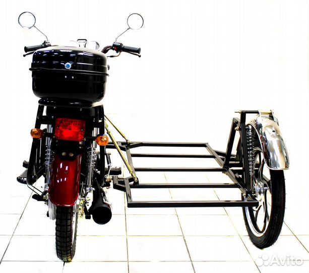 Боковой прицеп для мопеда, мотоцикла типа Альфа