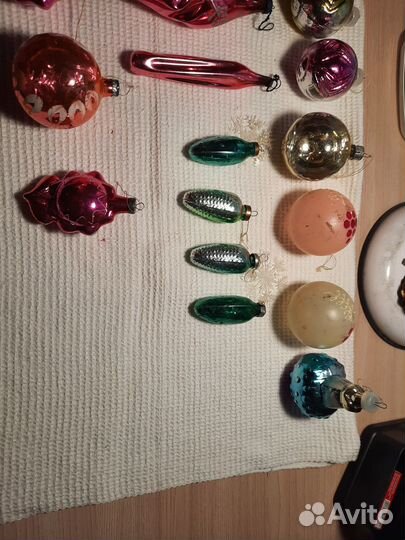 Елочные игрушки мини и большие СССР