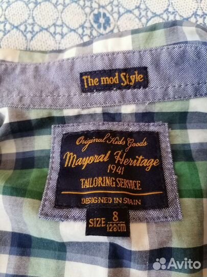 Рубашка детская на мальчика