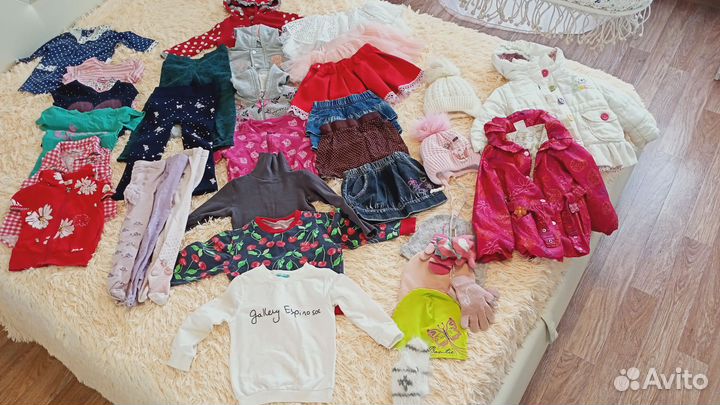 Вещи пакетом для девочки 1,5-2 года