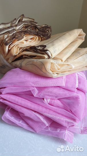 Комплект-Набор Шторы-Тюль-Занавески вышивкой СССР