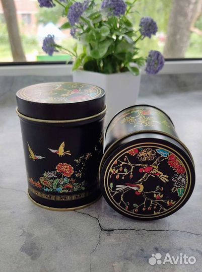 Банки жестяные для хранения