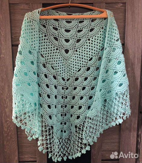 Шаль-Платок, вязаные