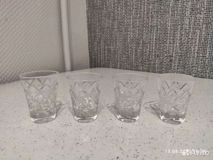 Хрустальные рюмки СССР