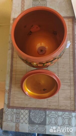 Посуда хохлома бочонок 3 литра