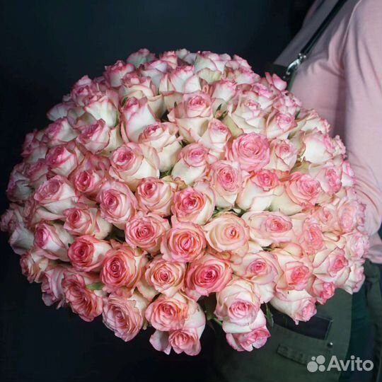 Цветы розы букет