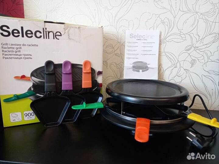 Раклетница-гриль selecline xj-3 k042