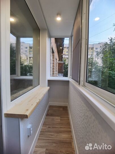 Остекление балконов. Отделка и утепление