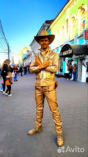 Живая статуя, артист оригинального жанра