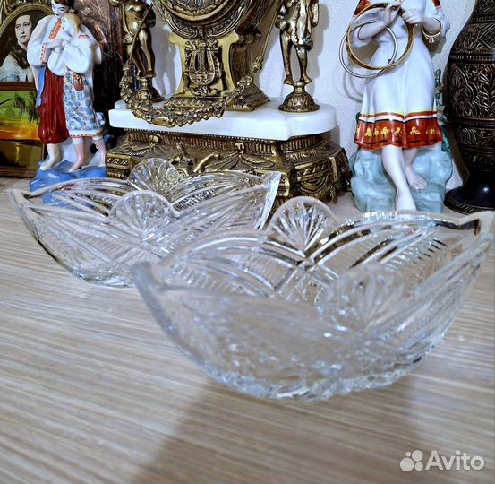 Хрустальная ваза винтажные