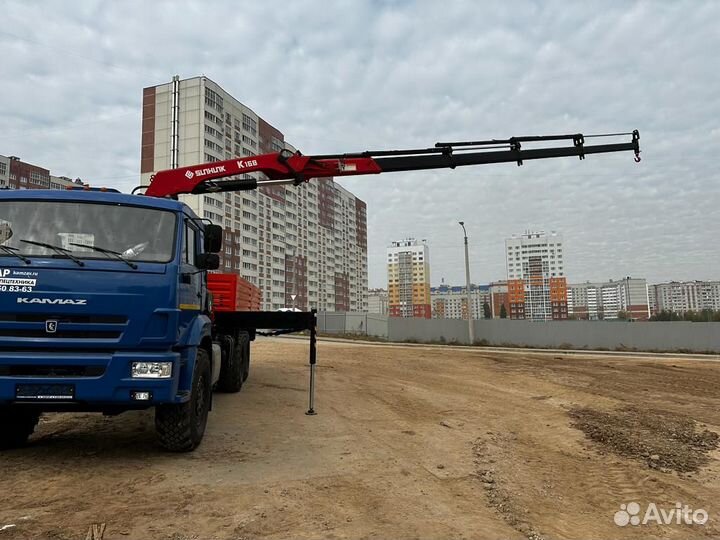 Аренда и услуги манипулятора-вездехода, стрела 12.4 м, борт 12.2 т, 6.1 м