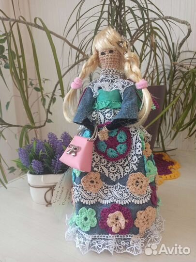 Интерьерная кукла ручной работы