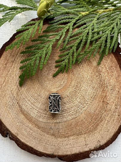 Руна Беркана, металлическая фурнитура