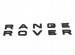 Надпись эмблема шильдик Range Rover черный