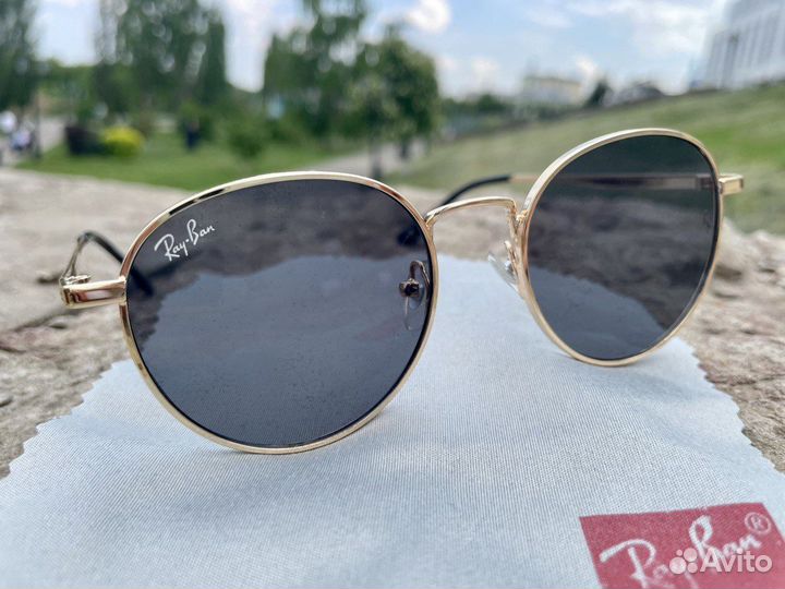 Очки Ray Ban aviator зеркальные классика