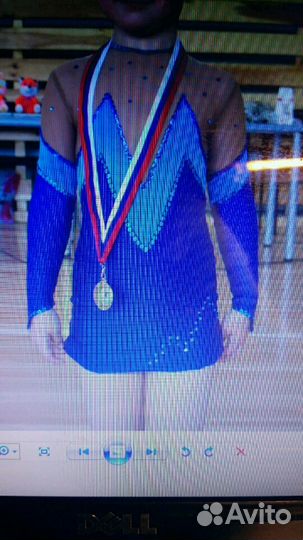 Гимнастический купальник р-р 110-116