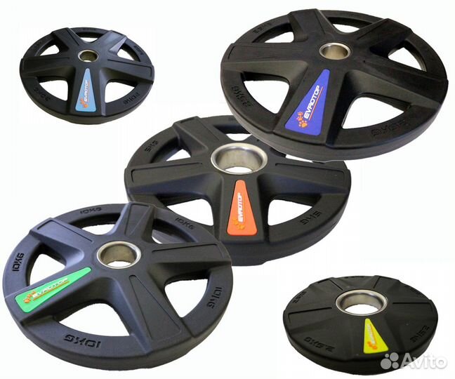 Диск олимпийский, блин для штанги, диаметр 50мм