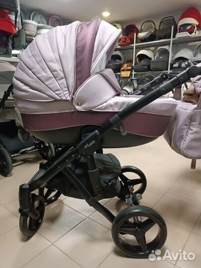 Коляска 3в1 Adamex Barletta 2.0 (гелевые колёса)