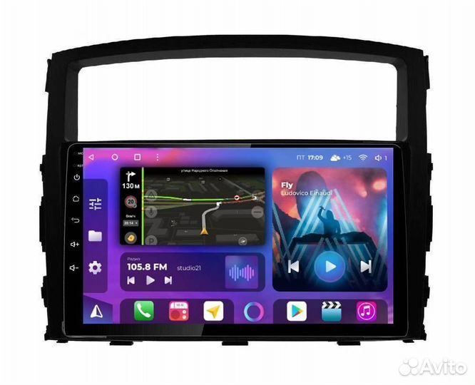 Магнитола андроид Mitsubishi Pajero TS7 2/32