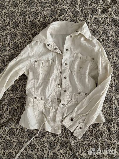 Блузка белая 128