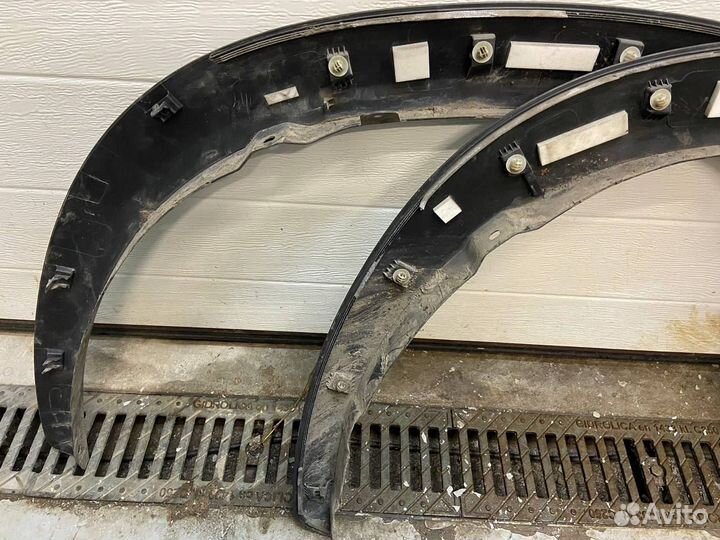 Накладки передние на арки lexus nx 200