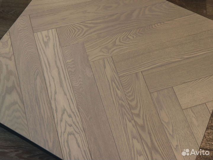 Паркет / Паркетная доска елочка замковая