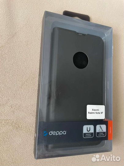 Чехол книжка на redmi note 9