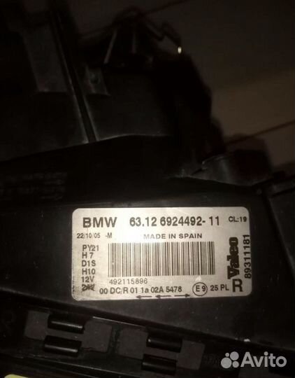 Фара ксенон BMW E87 правая