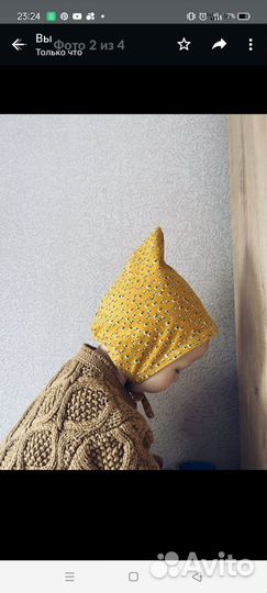 Шапочка чепчик гномик