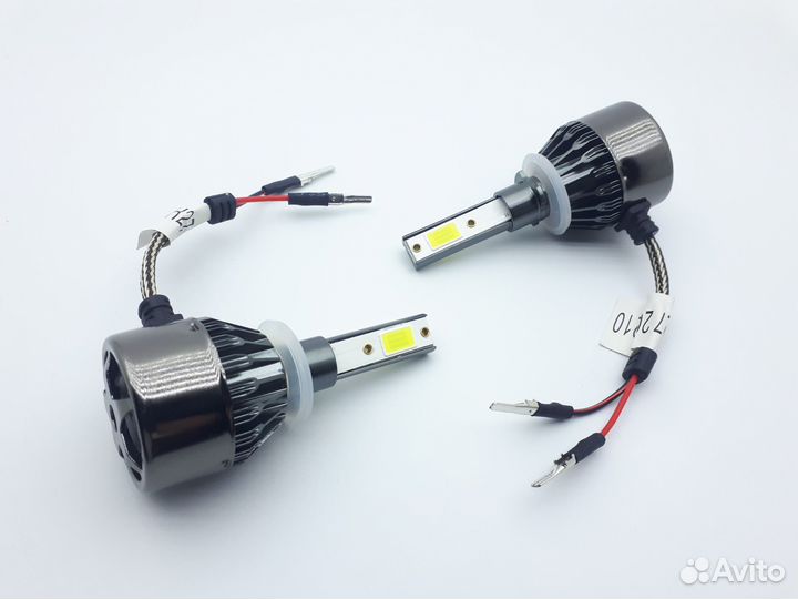 Светодиодные лампы led H27 6500k комплект