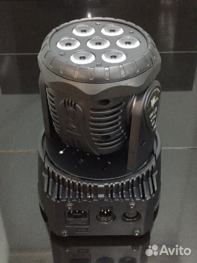 Вращающаяся голова wash LED 7*10w PRO