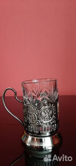 Стакан в подстаканнике