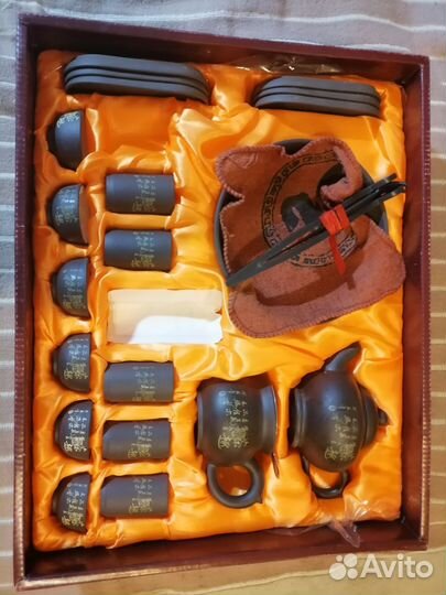 Китайский чайный набор сервиз керамический