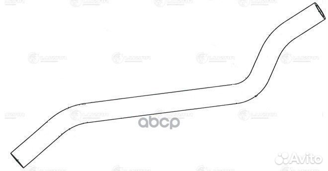 Патрубок рад. отоп. для а/м Chevrolet Lacetti