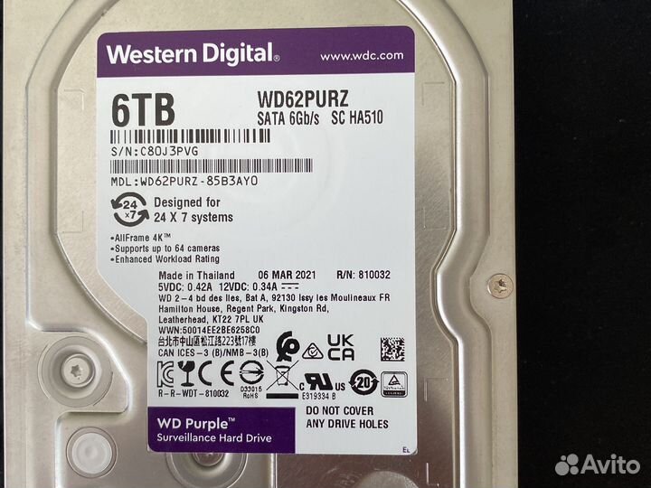 Жесткий диск 6тб