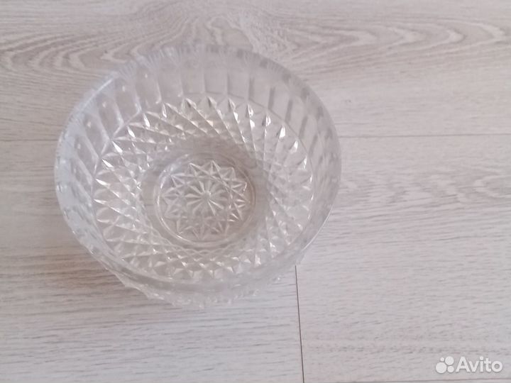 Хрустальная фруктовница СССР