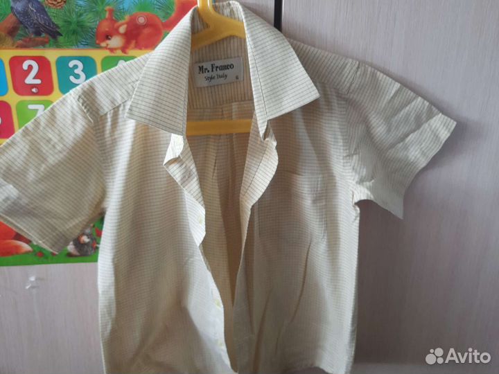 Рубашки хлопок 110-116