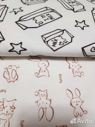 Пеленки трикотажные хлопок, футер, 90110